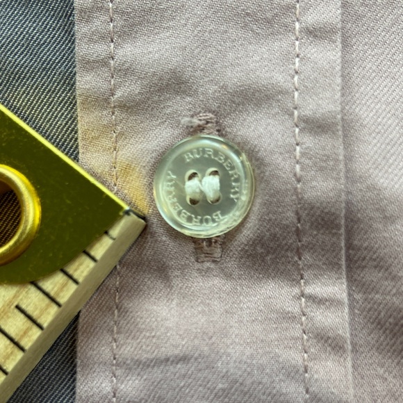 Burberry Brit Button Up Long Sleeve Shirt, Men’s Size Large - Picture 7 of 12